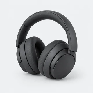 Black Sony wireless over-ear headphones